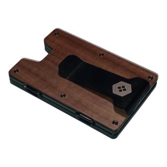 Sorax Minimalist Slim Wallet RFID Blocking Faux Wood - Picture 9 of 16